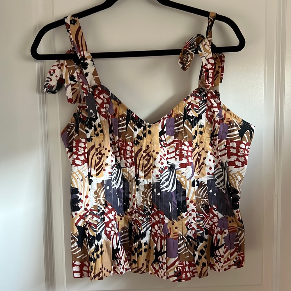 Form fitted Anthropologie top.